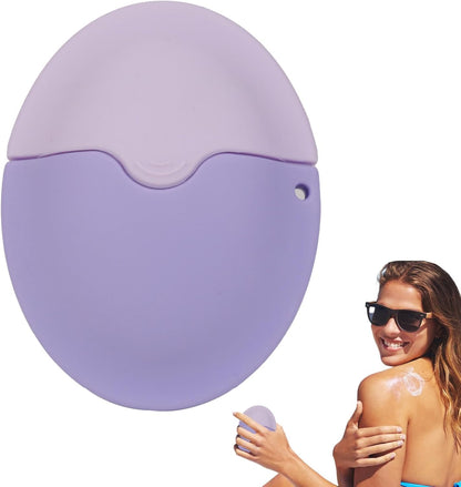 Applicateur de crème solaire en silicone avec rouleau